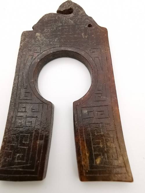 Antique Chinese Hotan jade carving