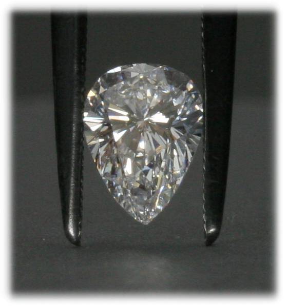 0.31ct Pear Cut Loose Diamond NDGL Certified Light Brown SI2