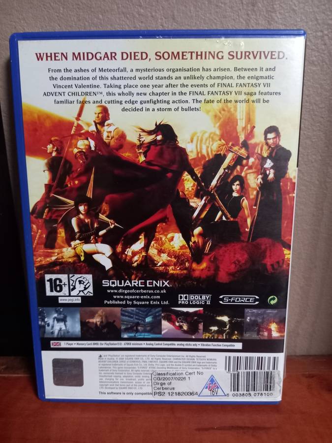 Dirge Of Cerberus Final Fantasy VII