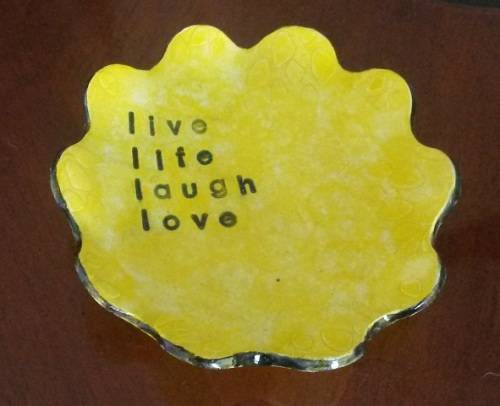 HANDMADE CERAMIC TRINKET BOWL