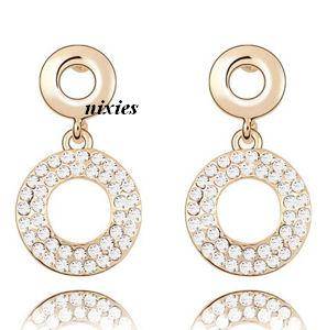 SPARKLING SWAROVSKI DIAMOND  EARRINGS