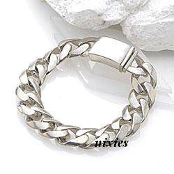**WOW** 13MM AUTHENTIC SOLID 925 STERLING SILVER BRACELET!
