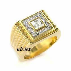 ELEGANT PAVED RING - SIZE 13