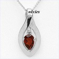 GORGEOUS 0.45CT GARNET IN STERLING SILVER