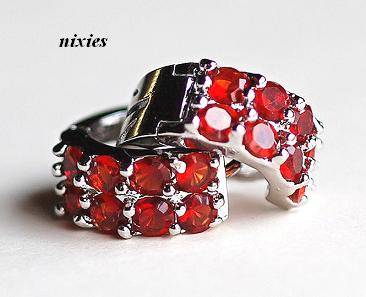 FEMININE FIRE RED GARNET HUGGIES