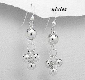 FASHIONABLE AUTHENTIC 925 STERLING SILVER EARRINGS