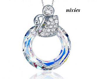 DAZZLING AB  SWAROVSKI  COSMIC PENDANT