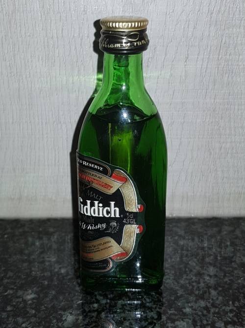 Glenfiddich Pure Malt 50ml Miniature Scotch Whisky