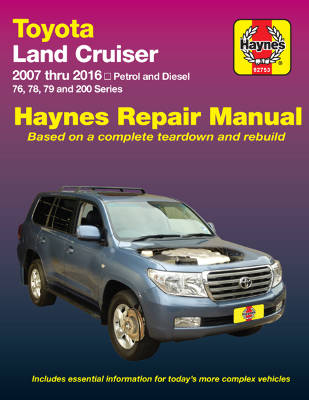 Haynes 92753 Toyota Land Cruiser 76, 78, 79 and 200 2007-2016 repair manual