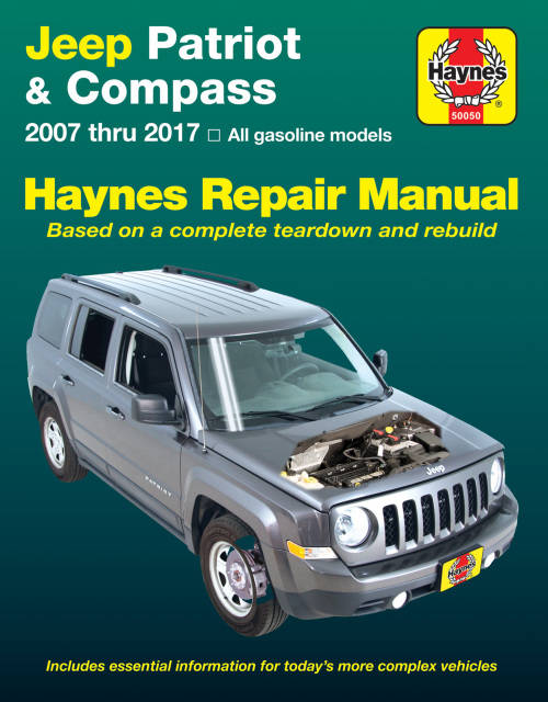 Haynes 50050 Jeep Patriot and Compass Petrol 2007-2017