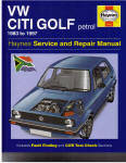 Haynes 3463 Volkswagen Citi Golf Petrol (1983-1997) Haynes Service & Repair Manual