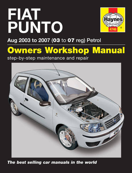 Haynes 4746 Fiat Punto 2003 to 2007 Workshop Manual