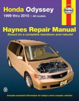Haynes 42035 Honda Odyssey 1999 to 2004 Repair Manual