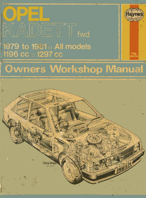 Haynes 0634 Opel Kadett FWD 1979 to 1984 Repair Manual