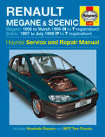 Haynes 3395 Renault Megane and Scenic Repair Manual