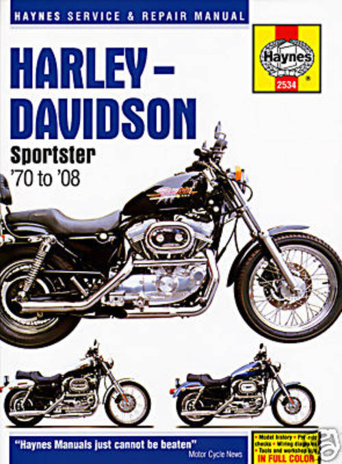 Haynes 2534 Harley-Davidson Sportster 1970 to 2010 Repair Manual