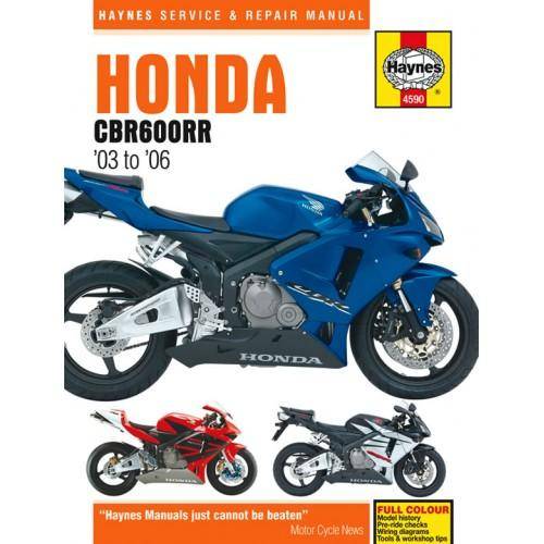 Haynes 4590 Honda CBR600RR (2003 to 2006) Repair Manual