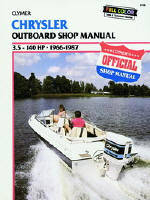 Clymer B750 Chrysler Outboard Shop Manual 3.5-140HP 1966-1984