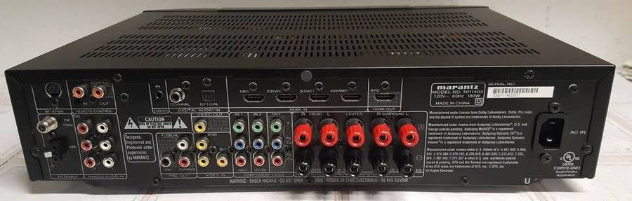 Marantz NR1402 Slimline AV Receiver  |  5-channel  |  3D-ready HDMI switching  |  READ DESCRIPTION!