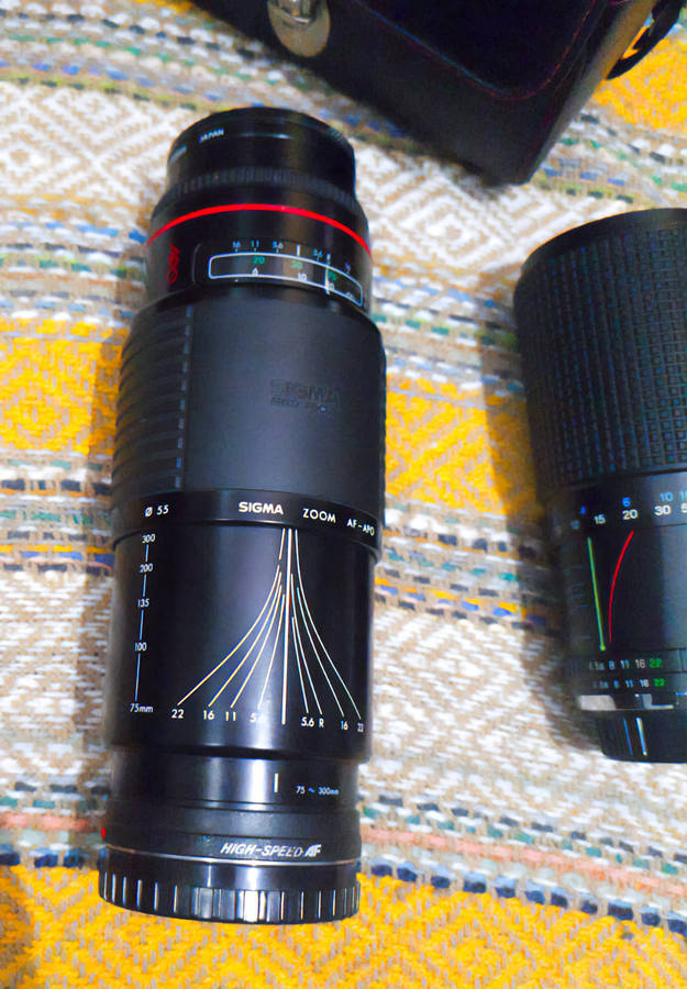 Lens Bundle | Sigma Zoom 75-300mm  |  Kiron macro 80-200mm | RMC Tokina 80-200mm | READ DESCRIPTION