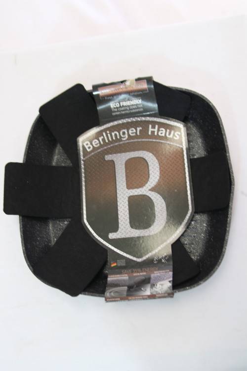 Berlinger Haus - 28 cm Forged Aluminium Marble Coating Grill Pan - Rose Gold Noir (REFURBISHED)