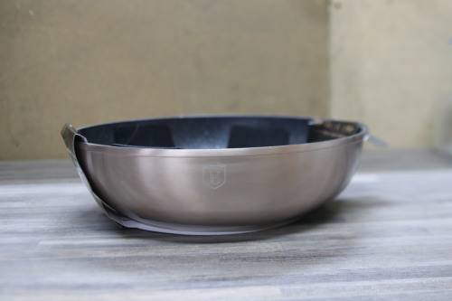 BERLINGER HAUS 28CM TITANIUM COATING WOK PAN - ROSE GOLD (REFURBISHED)(NO HANDLE)