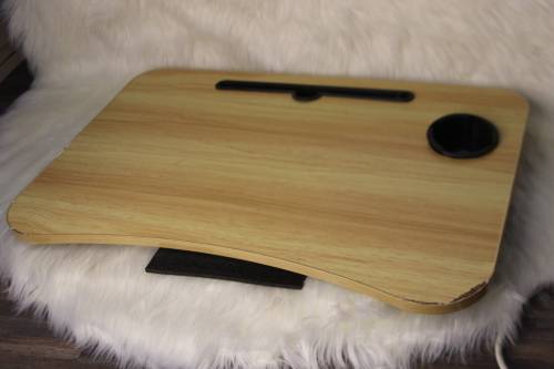 Dmart Laptop Stand For Bed And Sofa- BROWN(SECOND HAND)