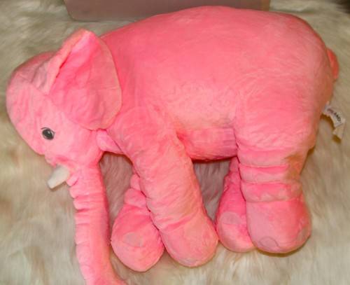 Elephant Baby Pillow - Pink