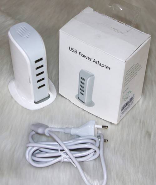 5 Port USB Adapter 20W 4A Travel Wall Rapid Charger Station Hub