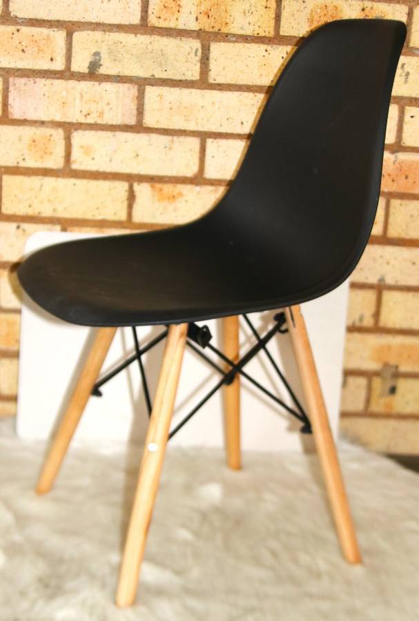 Dining Chairs - Four Pack - Black Colour