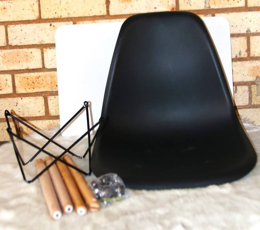 Dining Chairs - Four Pack - Black Colour