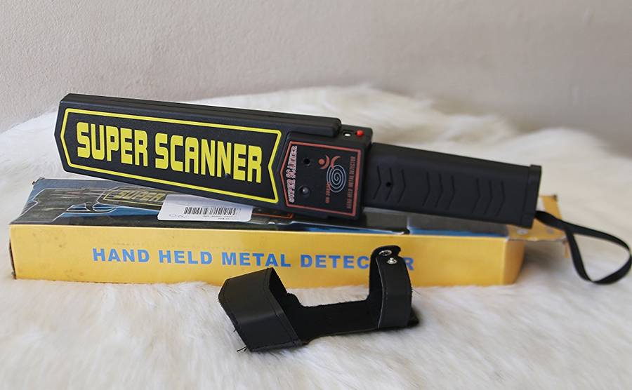 Hand Held Metal Detector - Super Scanner