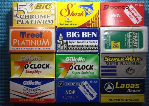 Double Edge Razor Blade Sampler Pack