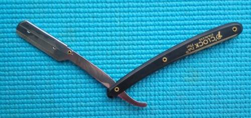 Shavette Disposable Blade Straight Razor (Black)