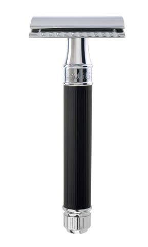 Edwin Jagger DE86-RC Razor (Black Rubber Coated)