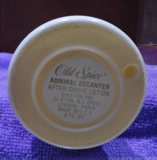 Old Spice Admiral 'Opal' After Shave Decanter (circa 1974)