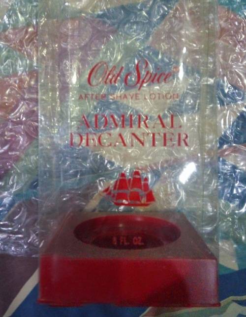 Old Spice Admiral 'Opal' After Shave Decanter (circa 1974)