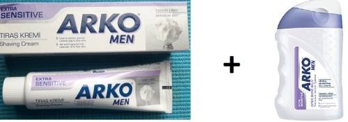 Arko Shave Cream and Aftershave Bundle (Sensitive)
