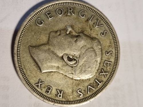 SA Union Silver 5 shillings 1952 (50% and 28.27g) good condition