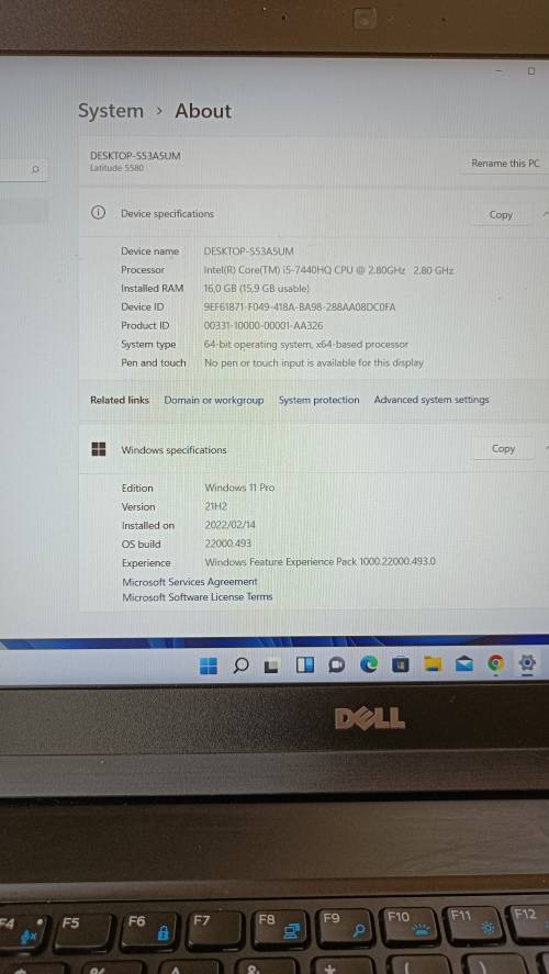 Dell Latitude 5580