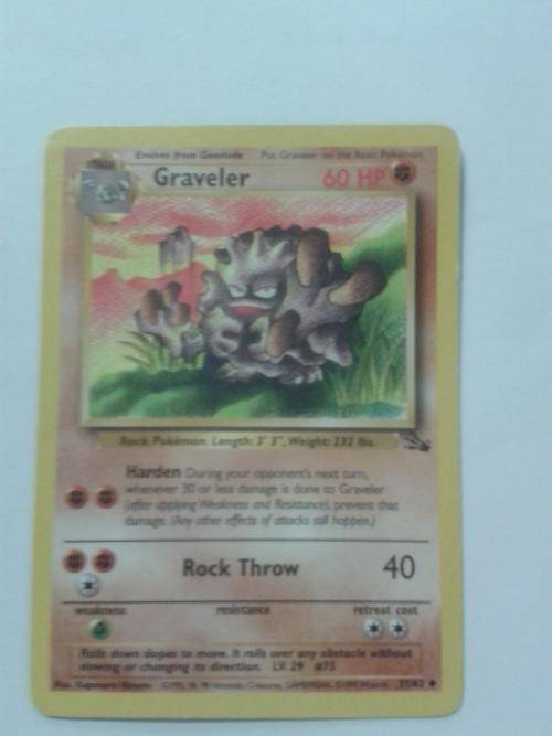 Pokemon Graveler 37/62 UnCommon