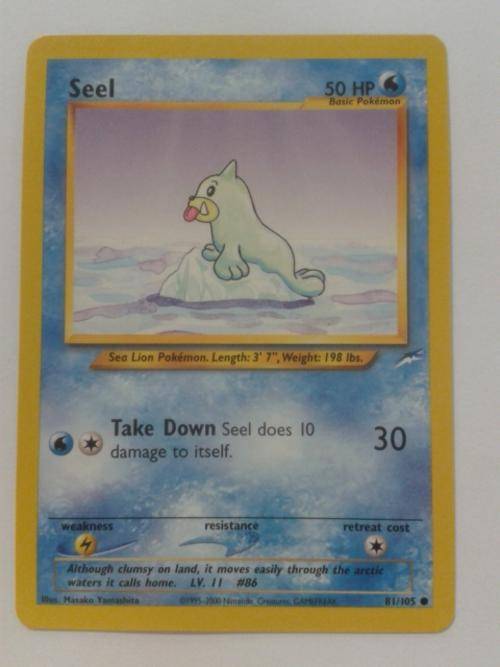Pokemon Seel 81/105 Common