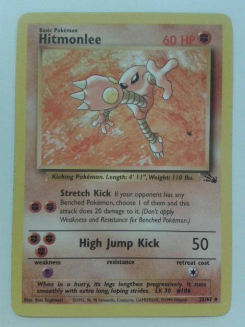 Pokemon Hitmonlee 22/62 Rare
