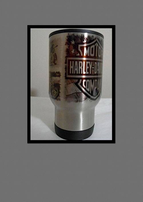 HARLEY DAVIDSON STAINLESS STEEL TRAVEL MUG