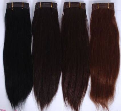 Indian remy hair weft straight, color 1B, 100gr. 12 inch
