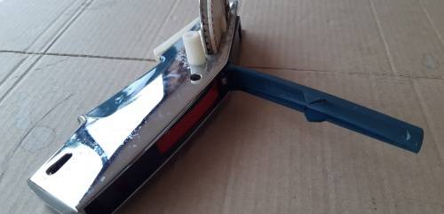 Vintage DYMO M-10 Label Maker Chrome Metal  (incl tape)