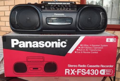 Vintage Panasonic RX-FS430 Stereo Radio Cassette Recorder