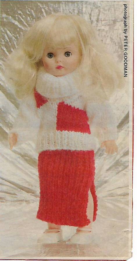 Knitting 12 Vintage 43 cm Doll Magazine PDF Patterns