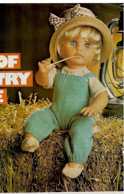 Knitting Doll -  First Love Doll - A Bit of Country Style/ Magazine (PDF)