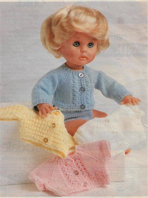 Knitting First Love Doll - Cuddly Cardi's Magazine (PDF - Digital Pattern)